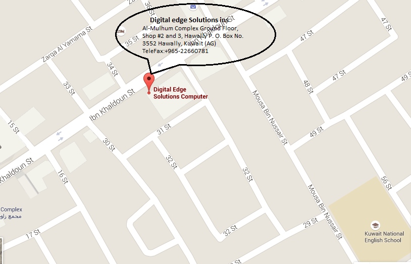 Kuwait POS Map Contact